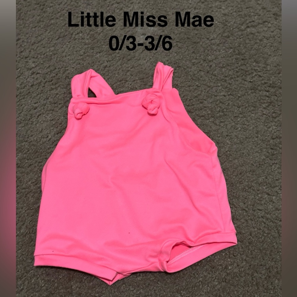 Bright Pink Baby Romper